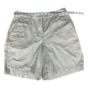 Vintage Lauren Ralph Lauren Size 10 Preppy Tan 100% Cotton Womens Golf Pockets